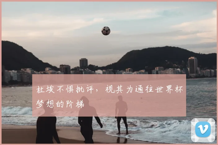 杜埃不惧批评，视其为通往世界杯梦想的阶梯